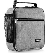 Lunch Box Insulated Lunch Bag - Durable Small Lunch Bag Reusable Adults Tote Bag Lunch Box for Ad...