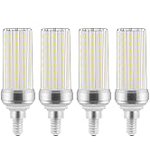 stvono E12 LED Bulb, 20W Candelabra LED Light Bulbs 150 Watt Equivalent, Daylight White 6000K, Ce...