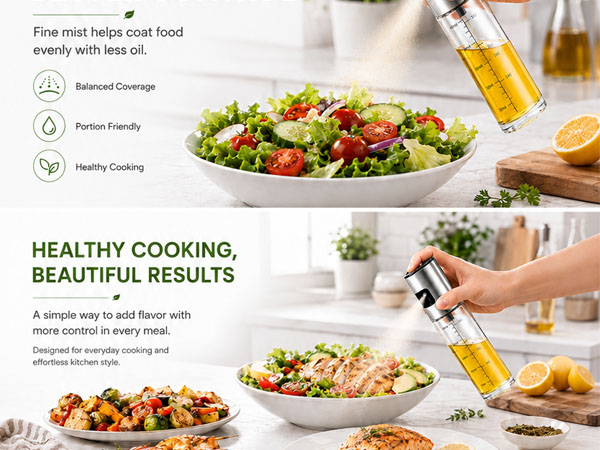 NIKKIER Oil Sprayer for Cooking