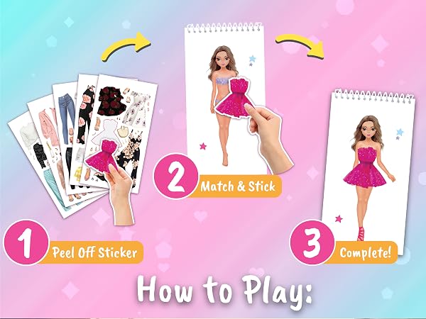 sticker dress up