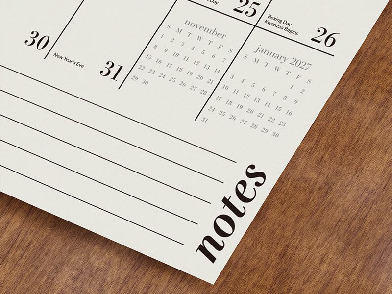 WALL CALENDAR