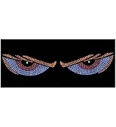 MOXRUQ 2 PCS Led Devil Eyes Lights, 23.6" x 4.7" Flexible Led Display Devil Eyes Light for Windsh...