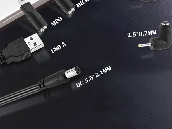 usb to dc power cable dc 5521 converter plugs dc power cord usb charger cable usb to dc power cord