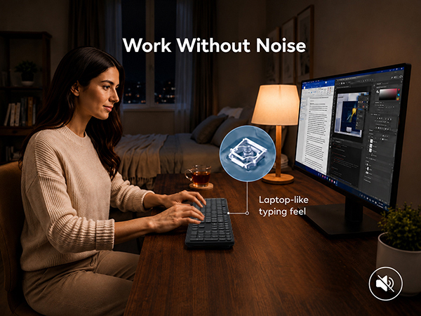 quiet keyboard wireless