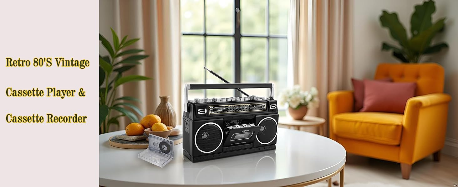 cassette player recorder boombox