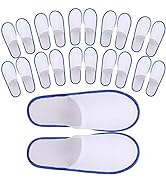 Spa Flip Flops Disposable Slippers for Hotel Guests Women, Men Closed Toe Super Comfort
