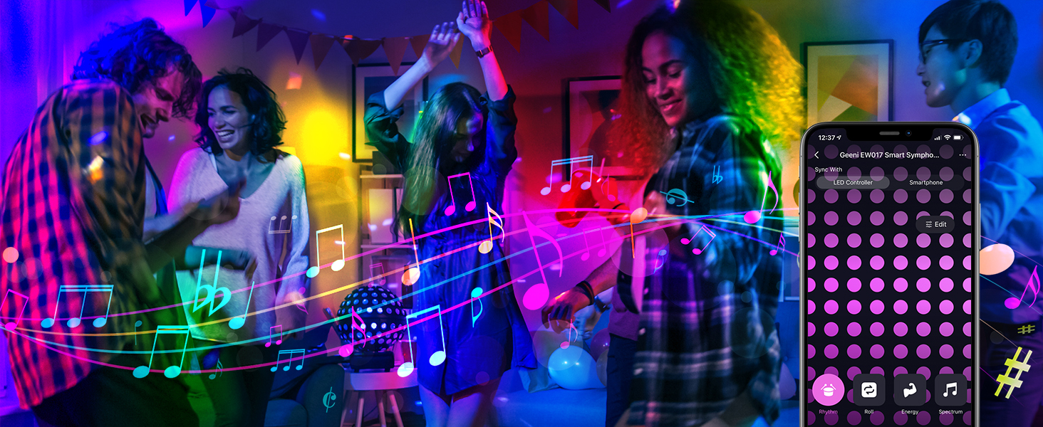 Home Improvement LED strip lights for bedroom smart led strip lights neon strip light rgb lights