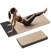 ILILI Foldable Yoga Mat, 10mm Thick, TPE Material, Extra Long 75"L x 26"W, Soft and Comfortable F...