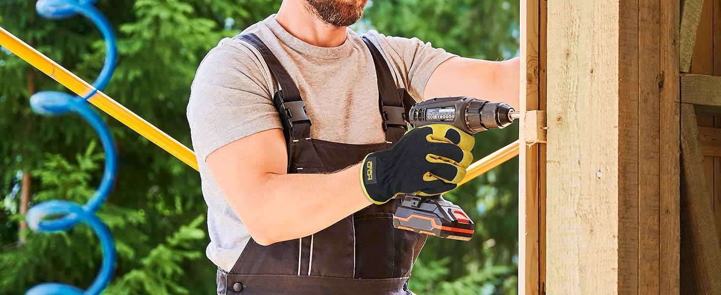 leather gardening yard work gloves men women gift