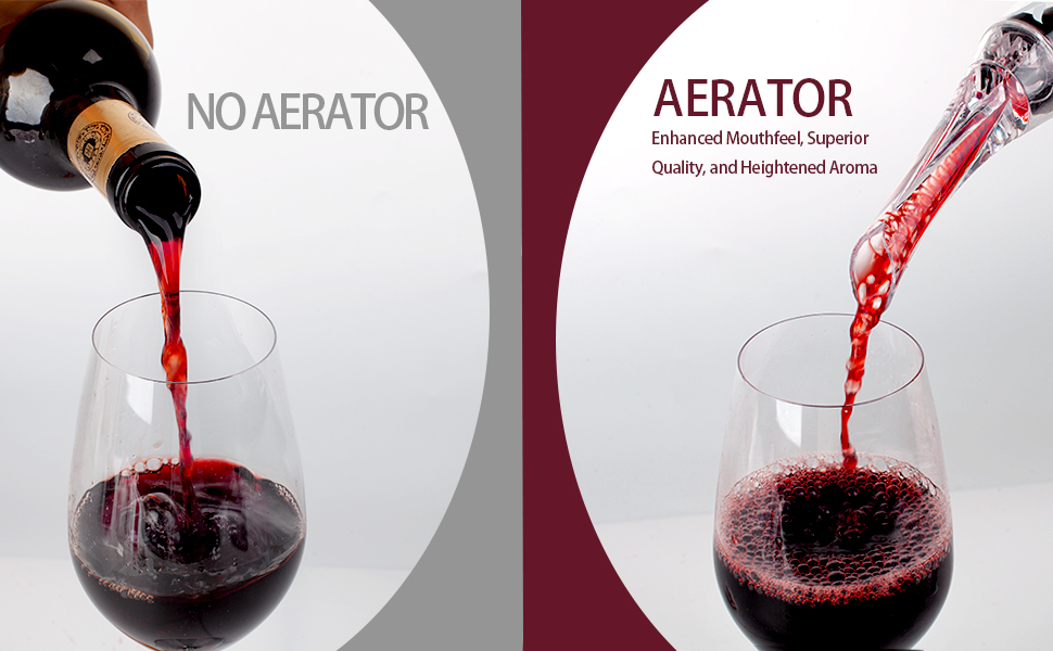 wine bottle air aerator