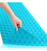 OTHWAY No Suction Cup Bath Mat: 39x16inch Extra Long Bathmat¦Perfect for Refinished or Ordinary B...