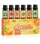 Citrus Essential Oils Set,Premium Fragrance Oil for Diffuser for Home,Scented Oil for Candle & So...