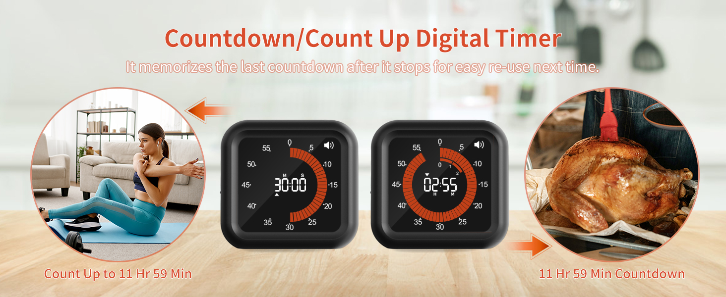 countdown/count up digital timer