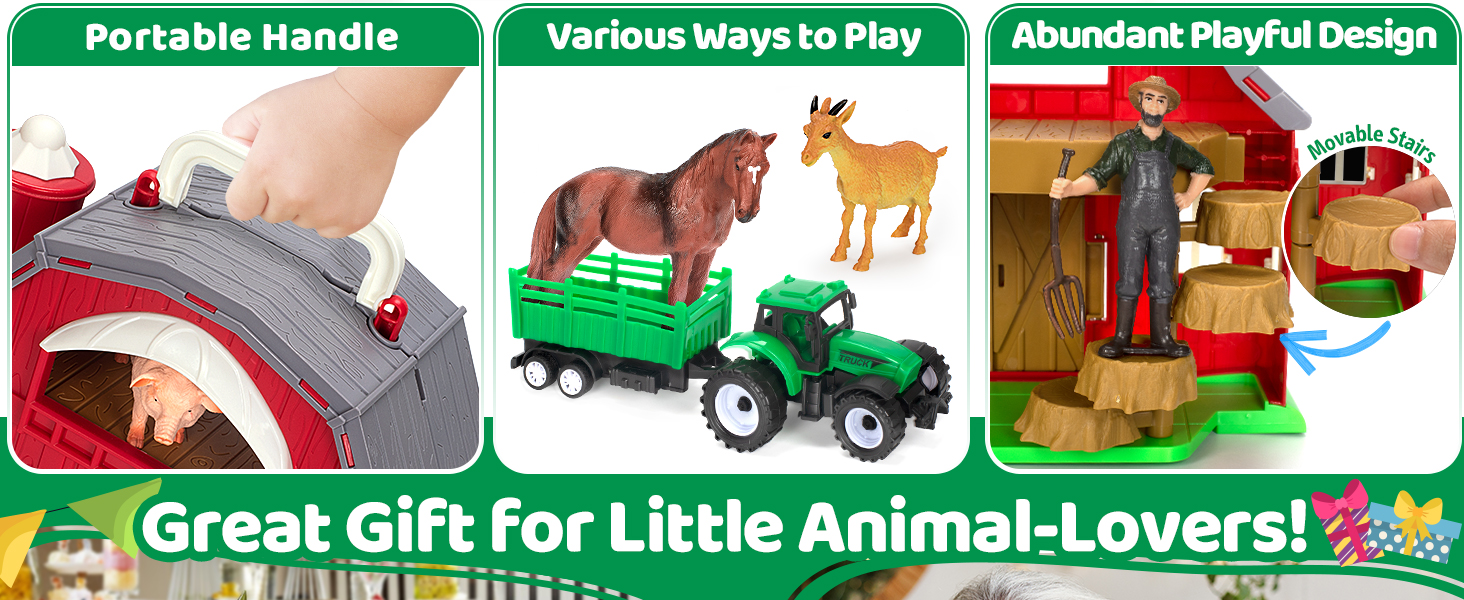 farm animals toys for kids 3-5