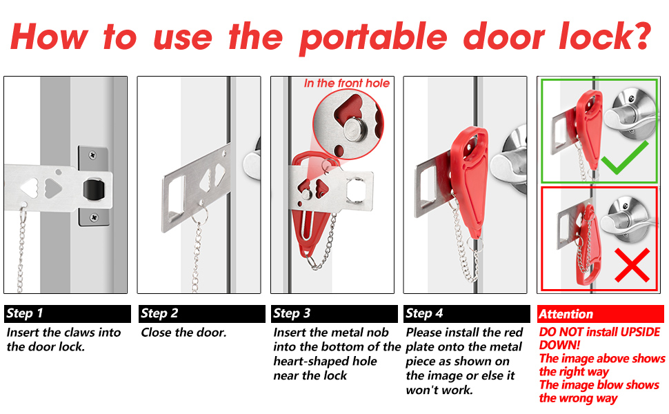 Portable Door Lock