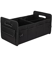 JiatuA Car Trunk Organizer, Car Organizers and Storage Collapsible Multi Compartment Container Bo...