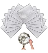 Nanaborn Wire Dishwashing Rags for Wet Multipurpose Non-Scratch Kitchen Mesh Dishcloth(12pcs)