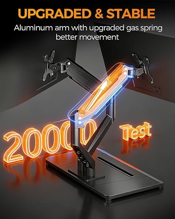 dual monitor stand