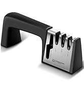 WAGENSTEIGER 4-Slot Knife & Scissors Sharpener, Ergonomic Design with Stainless Steel & PP Handle...