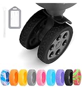 Luggage Wheel Covers, 8 PCS Silicone Wheel Protector Covers for 2-2.6 inches 8-Spinner Wheels, We...