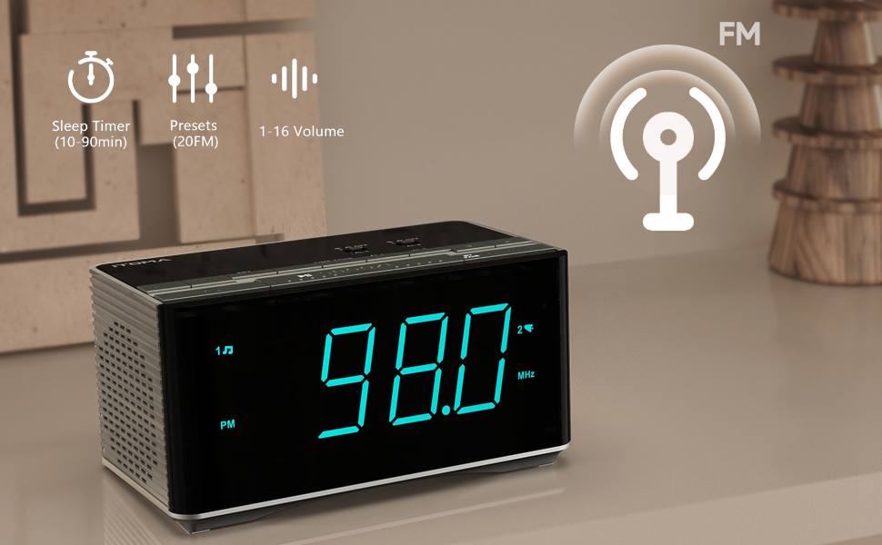 FM Radio Clock