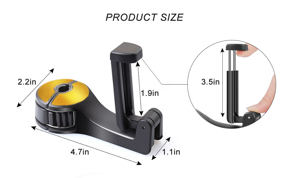 purse hook for car