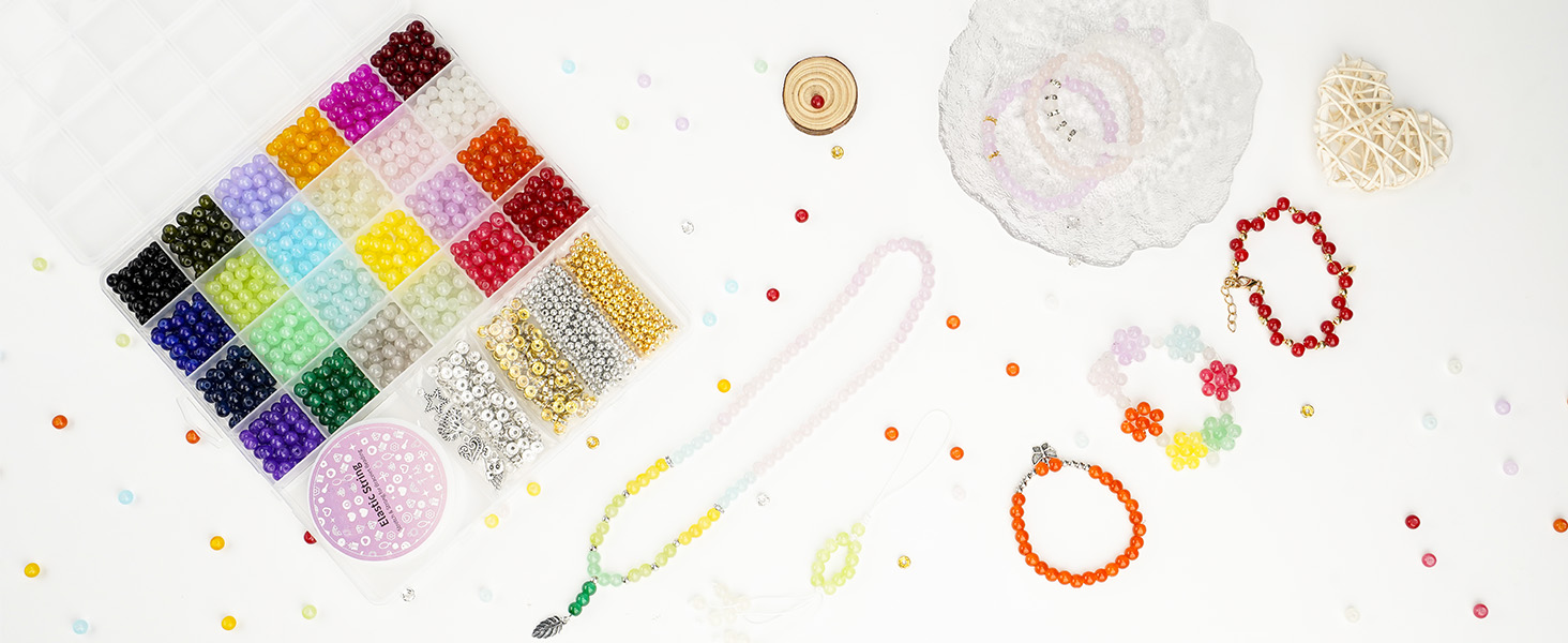 6mm glass beads