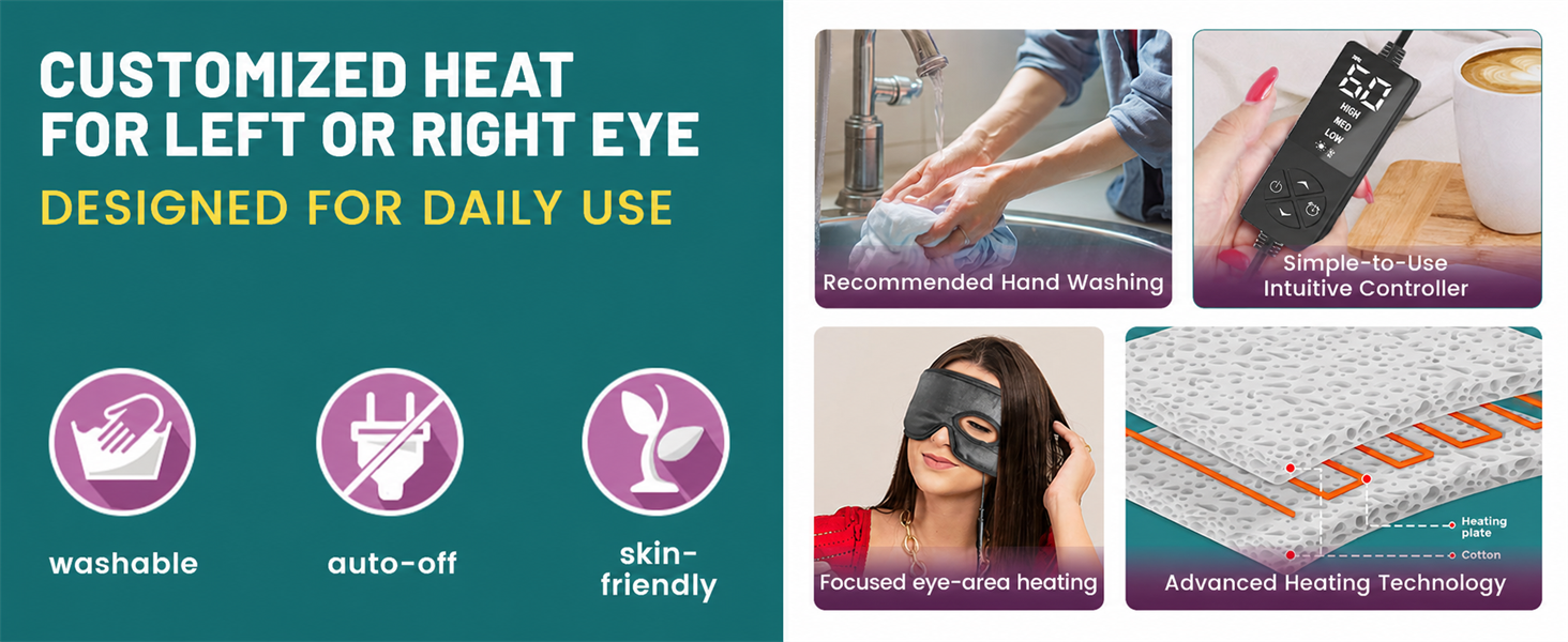 heated eye mask