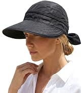 AlturaGo 2-in-1 Women’s Sun Visor Sun Hat Zipper Off Ponytail Friendly, Lightweight Quick Dry, Su...