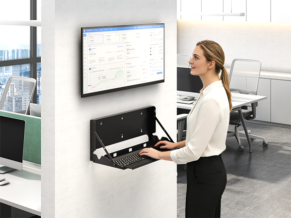 keyboard tray wall mount