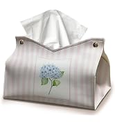 Pink Tissue Box Cover, Hydrangea Tissue Box Cover Rectangle 9.8x5.9x5.9 | Blue Flroal Tissue Box ...