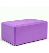 Yoga Block, Large Yoga Block 9x6x4 Inches, Sturdy Yoga Foam Blocks, High Density & Non Slip Surfa...