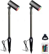 Makergroup 12V Low Voltage Landscape Path Lights, Adjustable Knuckle Directional Pathway Lights, ...
