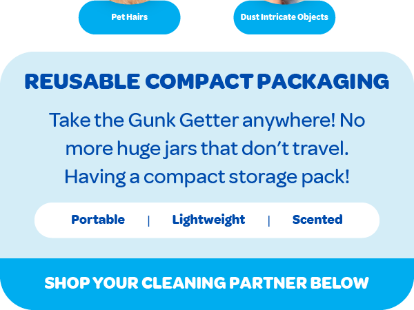 gunk getter cleaning gel car cleaning keyboard intricate objects dust