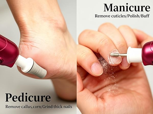 portable nail files set