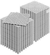 VEVOR Interlocking Tile 55PCS, Drainage Tiles 12" x 12" Splicing, Soft PVC Interlocking Drainage ...