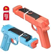 FASTSNAIL 2 Pack Gun Controller for Nintendo Switch 2 Joypad, Dual Trigger Shooting Gun Grip with...