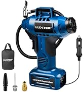 LUXTER Tire Inflator Portable Air Compressor DC 12V Tire Air Pump LED Light 160PSI Car Handheld T...