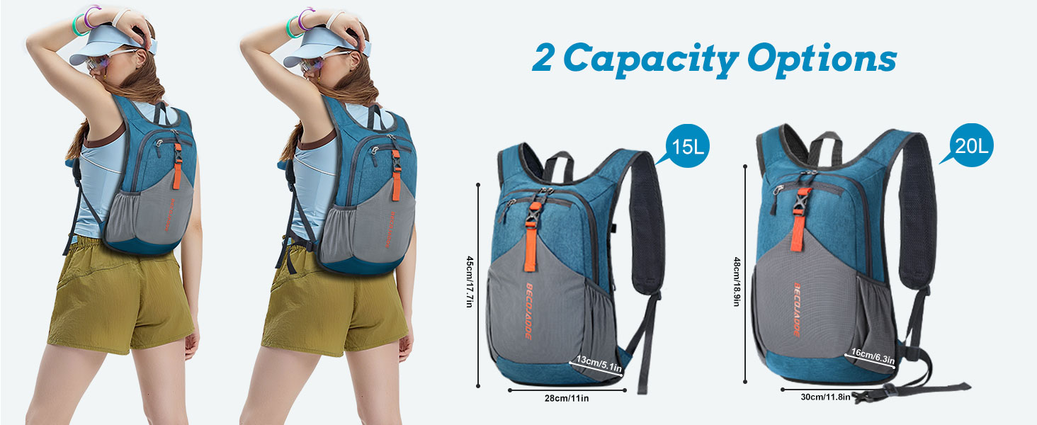 small hiking backpack