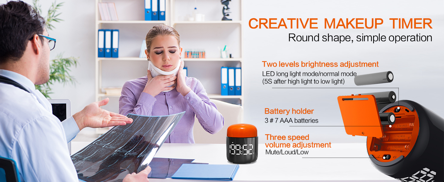 Creative makeup timer