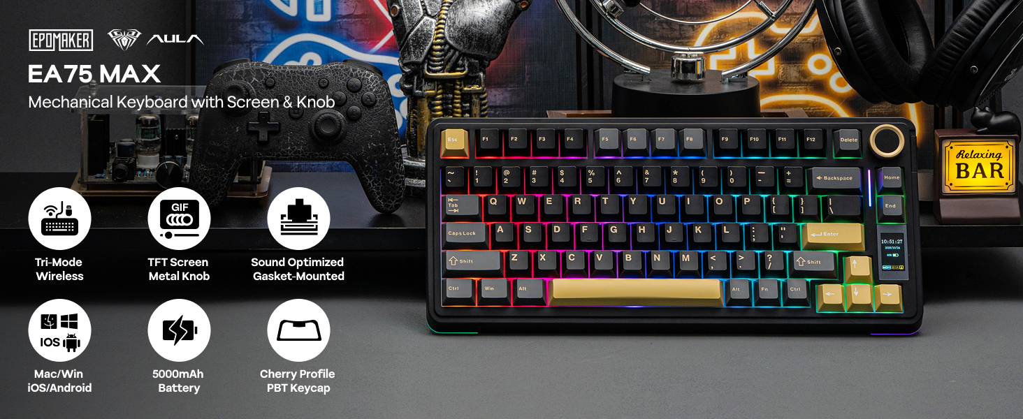 EA75 MAX Wireless Mechanical Keyboard