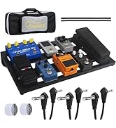 Augioth guitar pedal board-Super light aluminum effects pedalboard with Bag – 19.8'' x 11.87'' x ...
