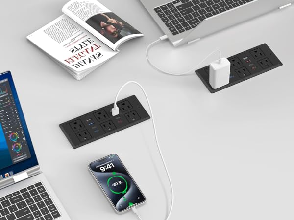 conference recessed power strip