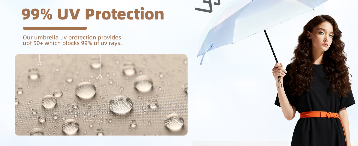 Mini Travel Sun Umbrella for Purse With Case