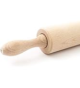 tuuli Kitchen Professional Classic Wooden Rolling Pin with revolving Centre (17,3 by 2,2 inches)