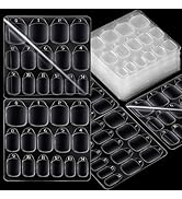 Teenitor 600pcs Press on Nail Adhesive Tabs, 15 Sizes of Nail Stickers for Press ons, Press on Na...