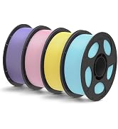 ANYCUBIC Matte PLA Filament Bundle 4KG, 3D Printing PLA Filament 1.75mm Dimensional Accuracy +/- ...