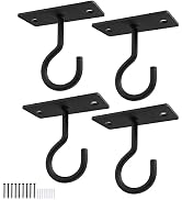QTJUST Ceiling Hooks Hanging Plants 4Pack 2.5inch Ceiling Hook Plant Hook