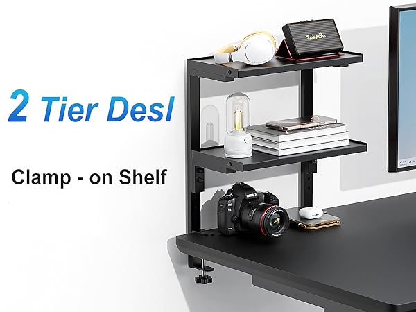 desk shelf for top of desk