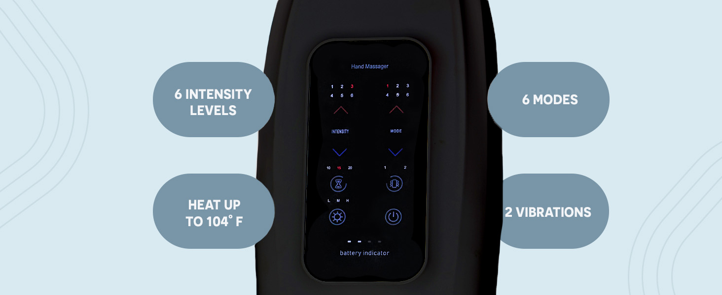 LifePro Legra Hand Massager with Heat and Compression